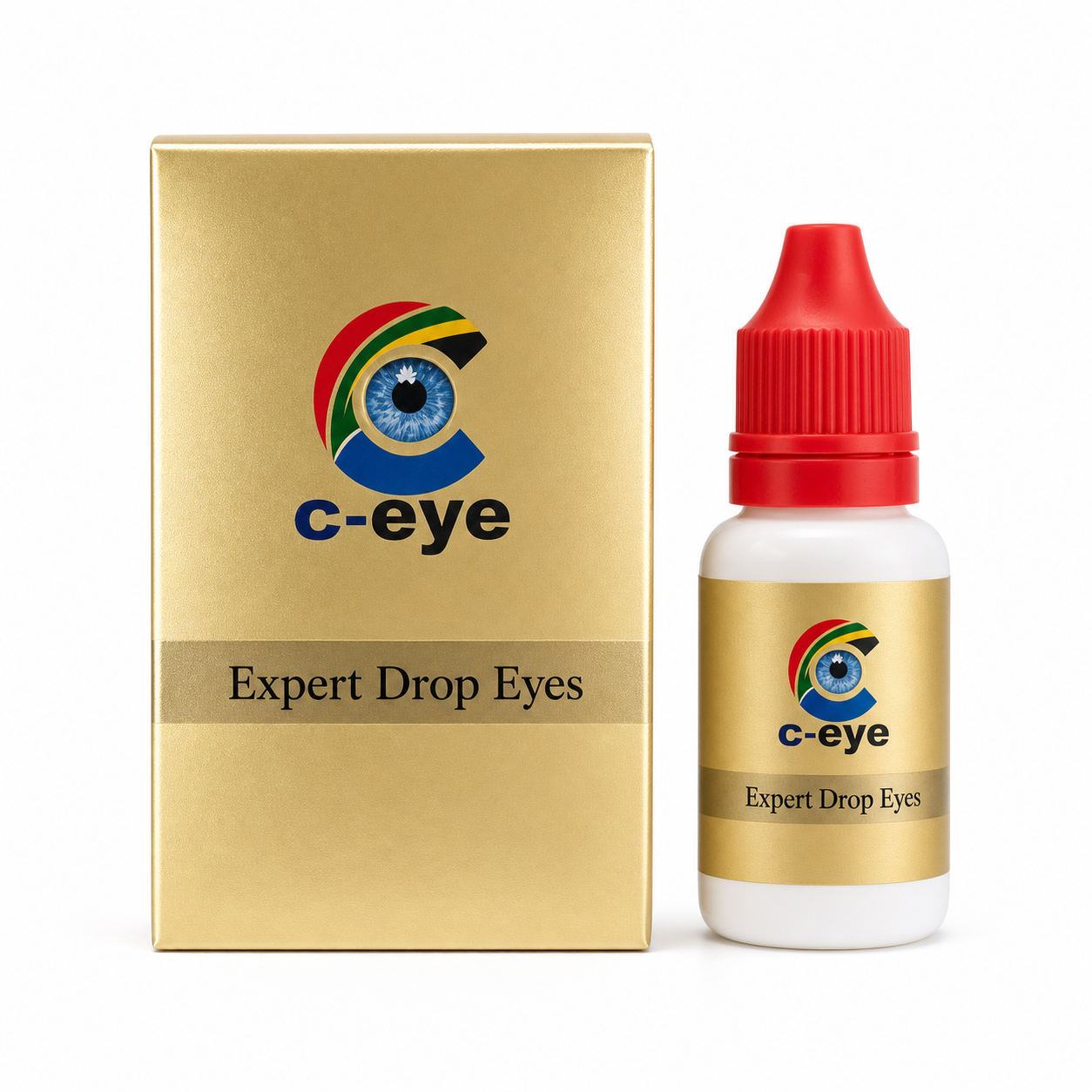 c-eye eye drop bottle and retail box catalog product image